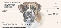 Boxer Dog Personal Checks