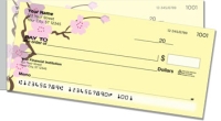 Sakura Print Side Tear Personal Checks