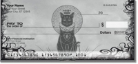 Kitty Noir Personal Checks