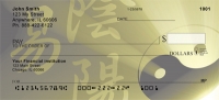 Stylistic Yin Yang Personal Checks