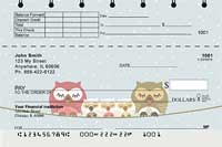 Owls Top Stub Personal Checks