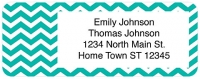 Chevron Chic Return Address Label Accessories