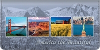 America the Beautiful Checkbook Cover Accessories