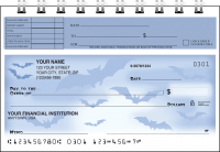 Halloween Top Stub Personal Checks - Singles