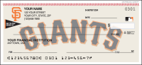 San Francisco Giants MLB Personal Checks - 1 Box - Singles