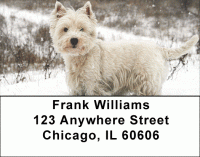 Westie Dog Address Labels Accessories