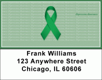 Depression Awareness Ribbon Address Labels Accessories