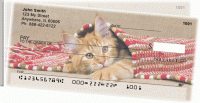 Cute Kittens Side Tear Personal Checks