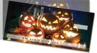 Jack-o-Lantern Side Tear Personal Checks