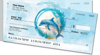 Dolphin Friends Side Tear Personal Checks