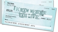 Ransom Note Side Tear Personal Checks