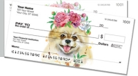 Pomeranian Side Tear Personal Checks