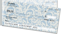 Damask Pattern Side Tear Personal Checks