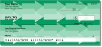 Monochrome Arrow Personal Checks