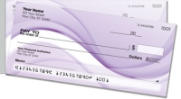 Purple Wave Side Tear Personal Checks