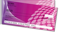 Pink Contempo Side Tear Personal Checks