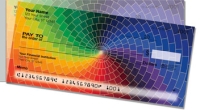 Color Wheel Side Tear Personal Checks