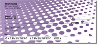 Purple Halftone Personal Checks