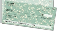 Green Vine Side Tear Personal Checks