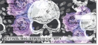 Girly Skull Personal Checks