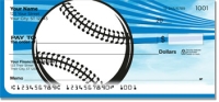 Blue Baseball Fan Personal Checks