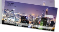 Cityscape Side Tear Personal Checks