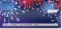 Patriotic Fireworks Personal Checks