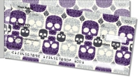 Damask Skull Side Tear Personal Checks