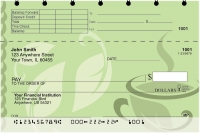 Tea for Two Top Stub Personal Checks