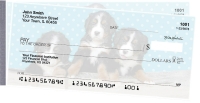 Bernese Mountain Dog Pups Keith Kimberlin Side Tear Personal Checks