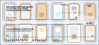 Geometric Pattern Personal Checks - 1 Box