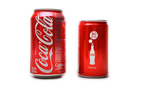 Smaller sized Coca Cola containers mean larger prices per ounce.