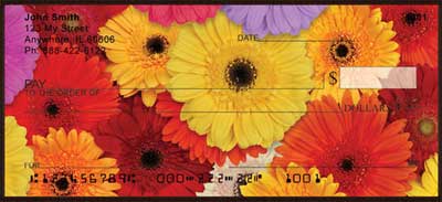 Retro Garden Personal Checks