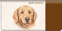Golden Retriever Dog Checkbook Cover Accessories