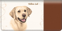 Yellow Lab Dog Checkbook Cover Accessories
