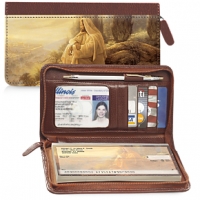 Jesus, Light of the World Zippered Wallet Checkbook Cover Accessories