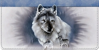 Spirit of the Wilderness Wolf Checkbook Cover Accessories