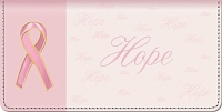 Hope Springs Eternal - Breast Cancer - Checkbook Cover Accessories