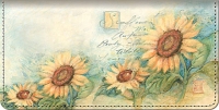 Sunflowers Checkbook Cover Accessories