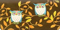 Challis & Roos Awesome Owls Checkbook Cover Accessories