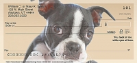 Faithful Friends - Boston Terrier Dog Personal Checks