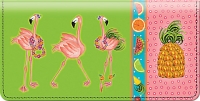 Flamingo Fun Checkbook Cover Accessories