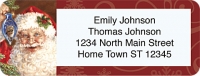 Santa Holiday Return Address Label Accessories