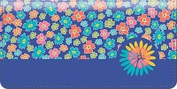 Retroflection Flowers Checkbook Cover Accessories