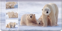 Polar Bears Checkbook Cover Accessories