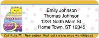 Cat Wisdom Return Address Label Accessories