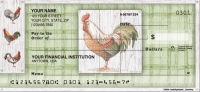 Roosters Personal Checks - 1 box - Singles