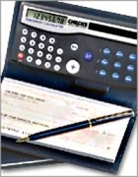 Personal Portable Checkbook Calculators, Wallet Size Calculators