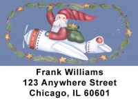 Santa's on the Way Address Labels by Lorrie Weber Personal Checks