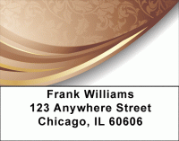 Chocolate Whirl Address Labels Accessories